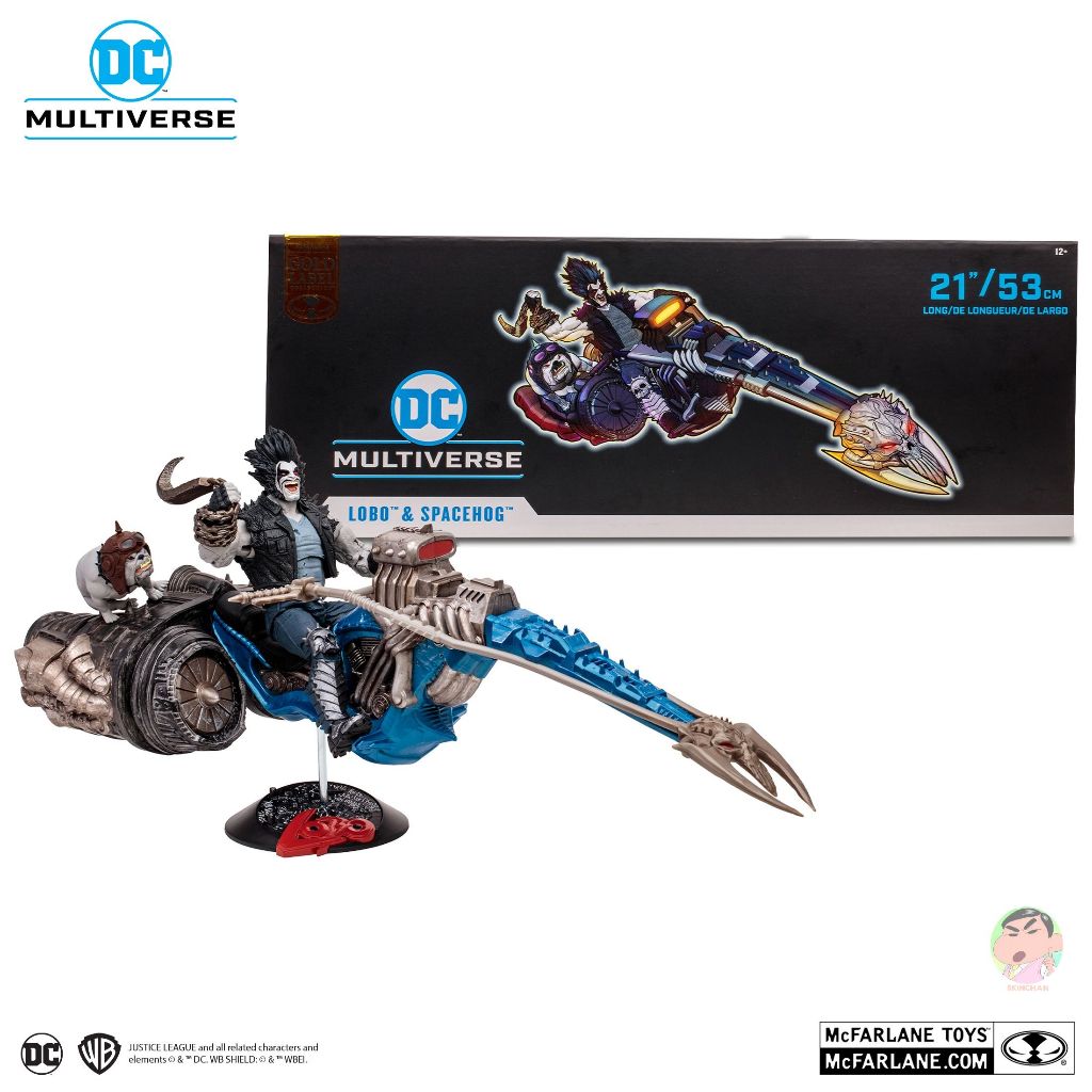 Mcfarlane DC Multiverse Lobo & Spacehog 7-Inch Figure with Vehicle ...