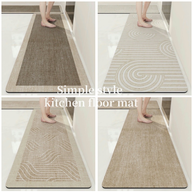 Kitchen mat,diatomaceous material Plain and simple style,Size 40*60cm ...