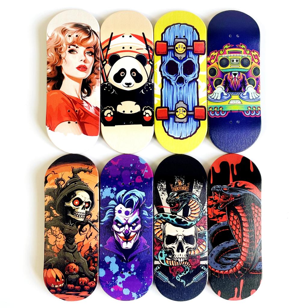 36mm Pro Fingerboard Deck with Graphic for Professional Finger