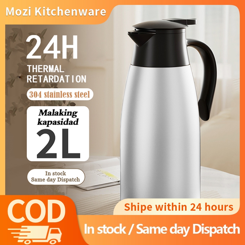 304 Stainless Steel Stainless Steel Vacuum Flask Hot Water Coffee Jug  Thermos Kettle I Vacuum Thermos Coffee