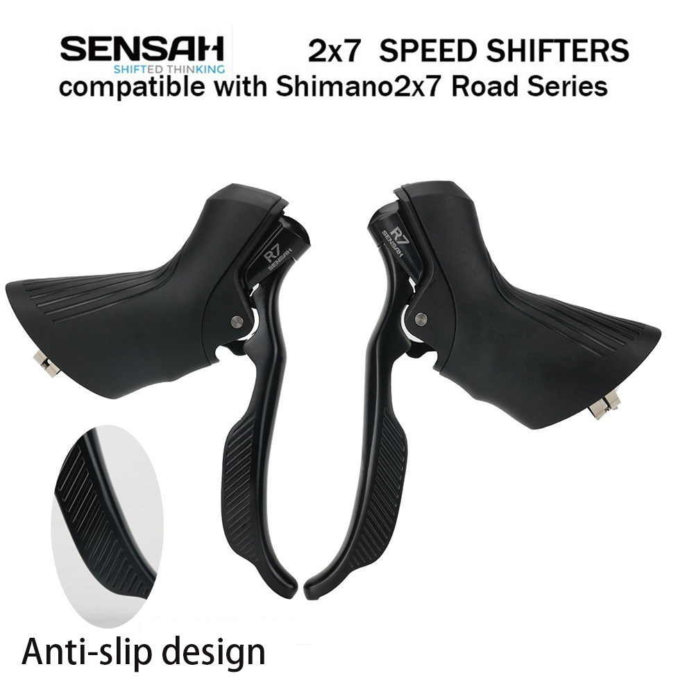 Carbon Fiber Road Bike Brake/Shift Lever – Compatible With 2x7, 8, 9, 10, 11 Speed Groupsets