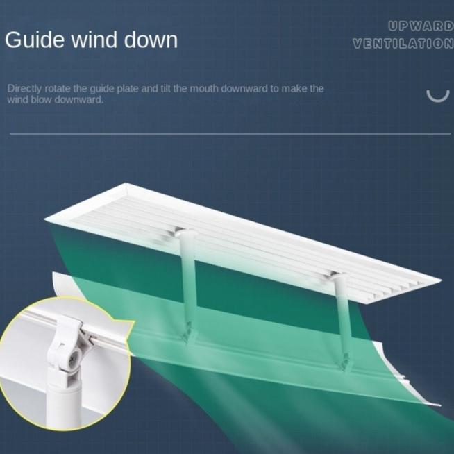 Air Con Deflector Window Type Central Louvre Windscreen Anti-Direct ...