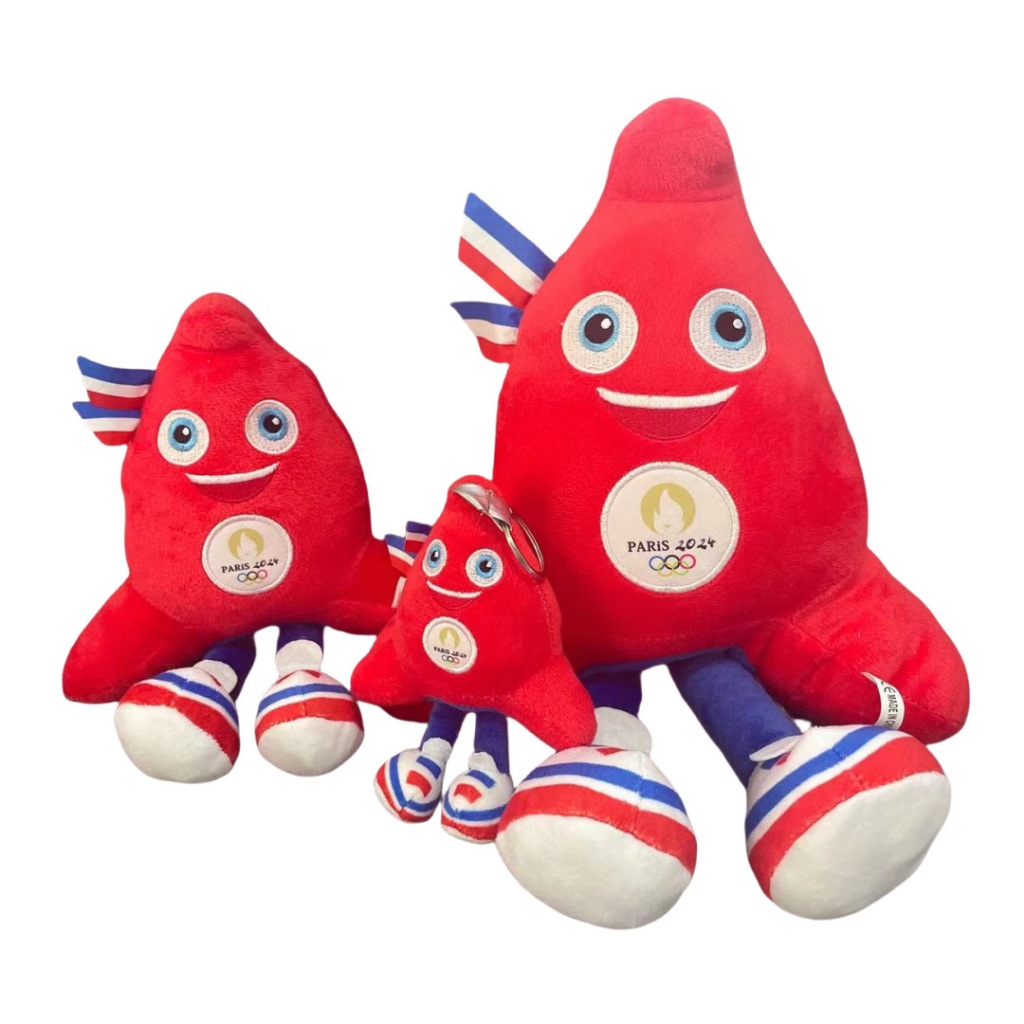 Mascots of the Paris Olympic Games Paris mascot Phryges cute plush toys ...