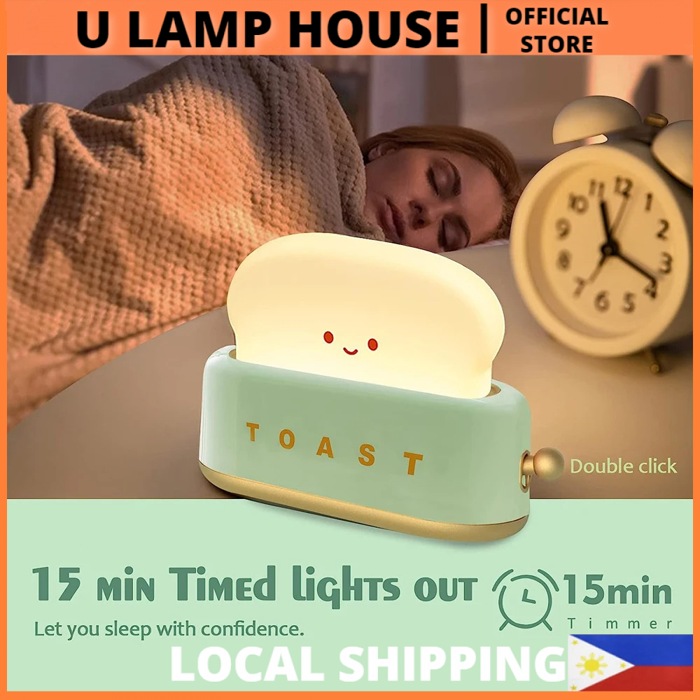 Toast Light 3W Cute Mini Table Lamp Dimmable Adjustable Light Energy ...