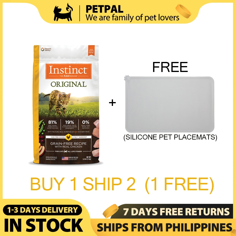 Buy 1 Take 1 Free Instinct Original Cat Food Natural, Grain Free
