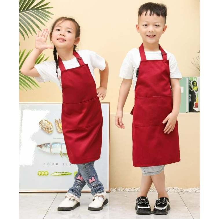 Kids water-proof Apron Class Craft Art Painting Children Chef Apron ...