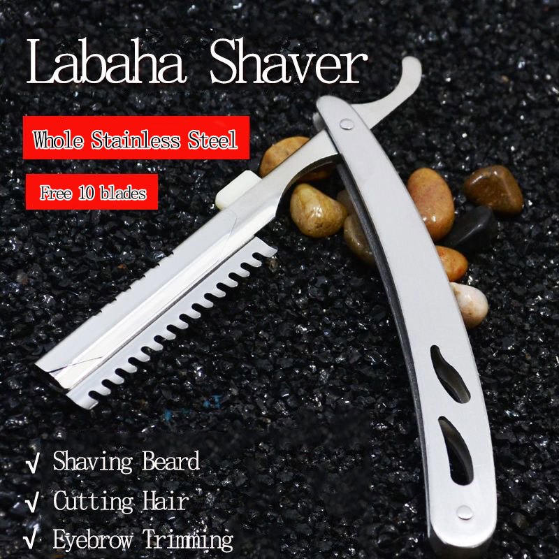 Professional Labha Shaver Manual Shaver Straight Edge Stainless Steel ...