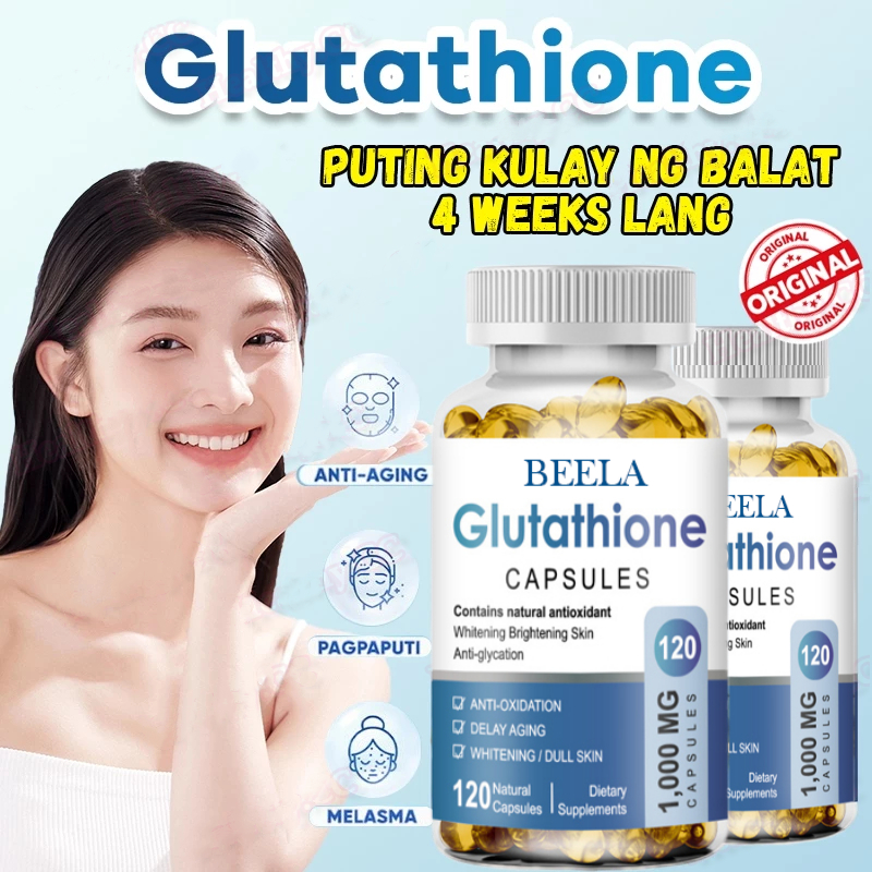 120PCS BEELA Glutathione Capsule Antioxidant Anti Aging Healthy ...