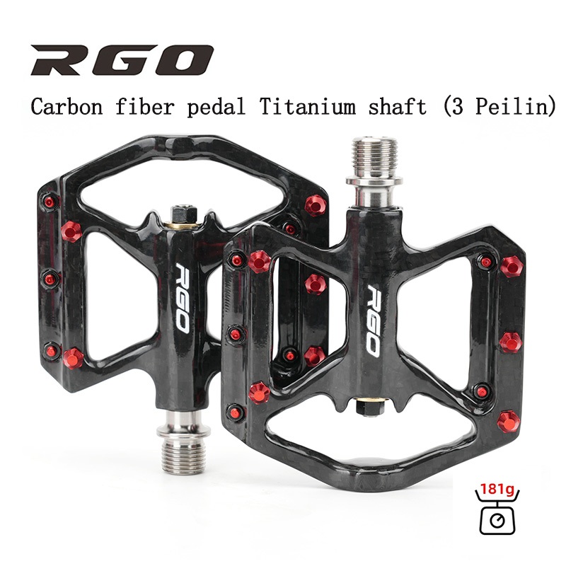 Carbon Fiber Carbon Pedals Road Bike RACEWORK Light Carbon Fiber