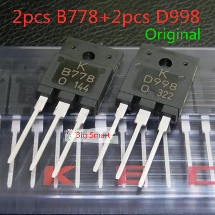 10 pcs 4 pcs Original 2SB778 2SD998 B778 D998 TO-3PF KTB778 KTD998 ...