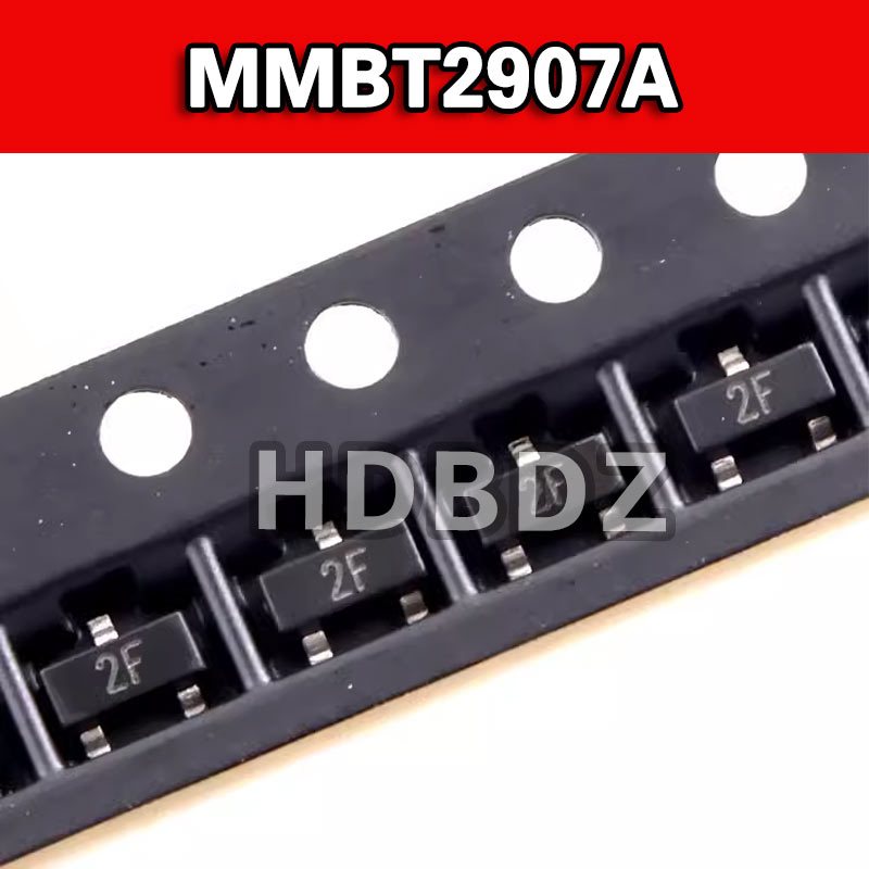 100pcs MMBT2907A 2F 2907A SOT23 SMD Triode High Current PNP Signal ...