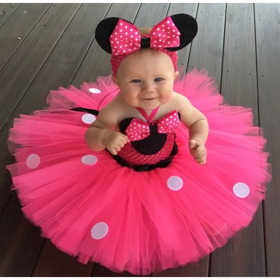 white christmas dresses Mickey Newborn Baby Crochet Costume – Cozy Nursery main image 0
