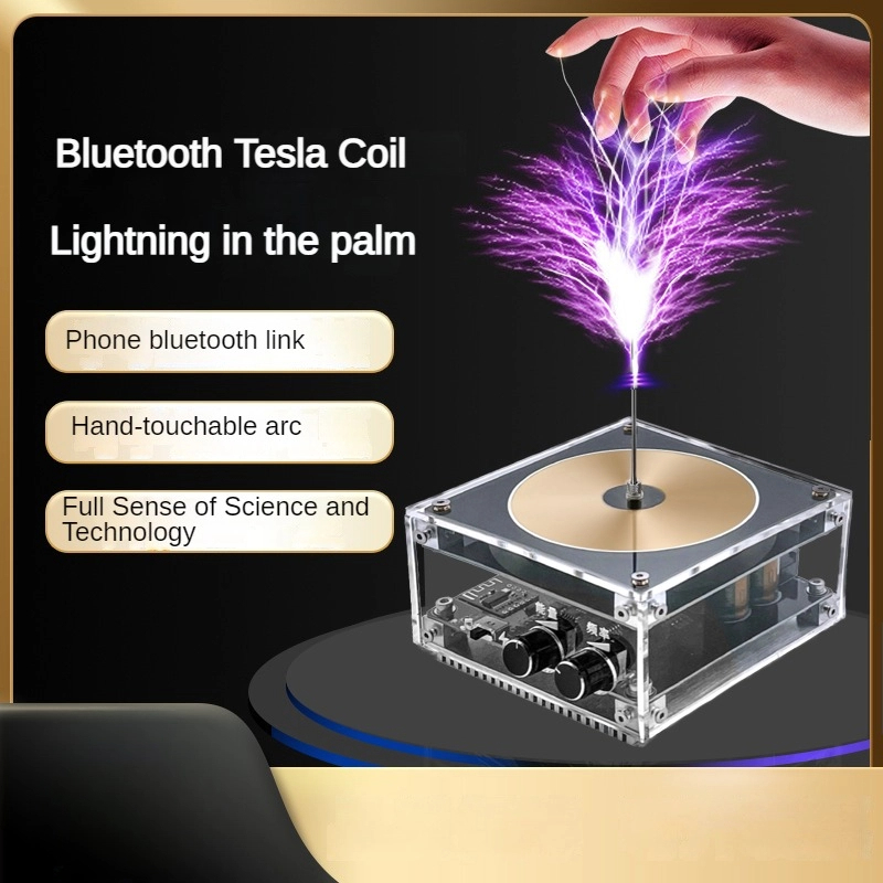 Tesla Coil Speaker Palm Lightning Bluetooth Music Box | Shopee Philippines