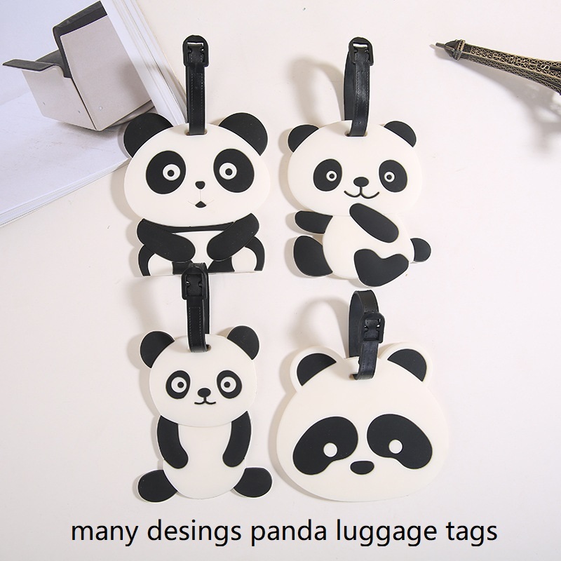 19 designs Panda Cartoon Boarding Pass Suitcase Cartoon Luggage Tags ...