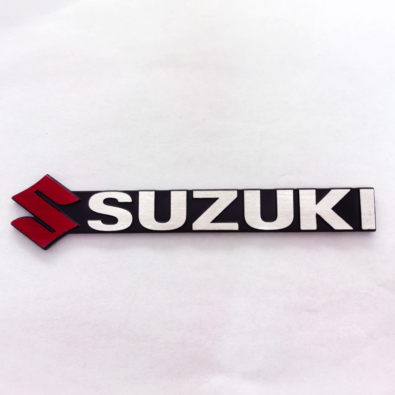 1 x Metal SUZUKI Logo Car Auto Decorative Side Fender Rear Emblem Badge ...