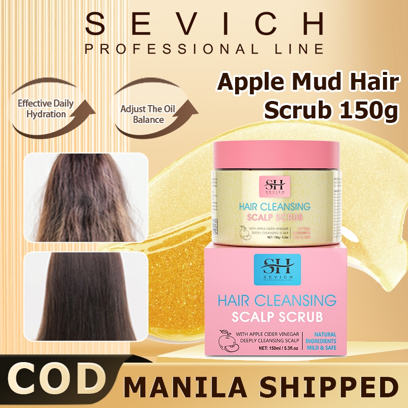 SEVICH Apple Puree Shampoo Sea Salt Shampoo Hair Treatment Scrub Hair ...