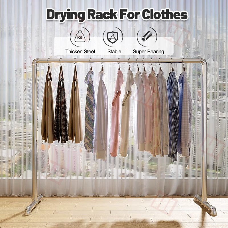 Storage Stainless Steel Rack For Clothes 【LOCAL SHIP】Clothes