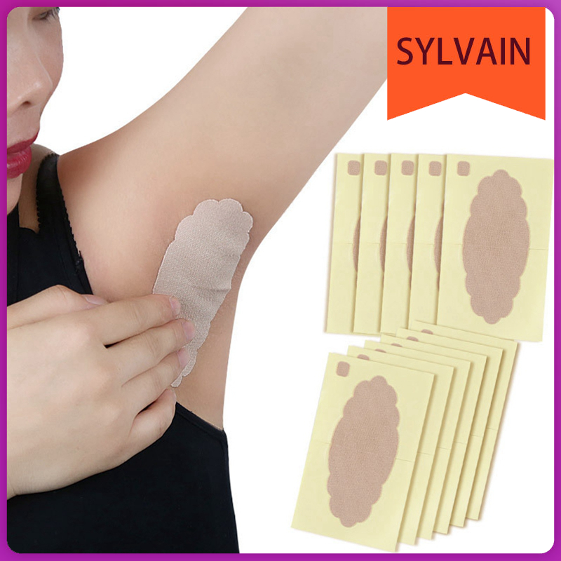 Sylvain 10PCS Armpits Sweat Pads For Underarm Pads Clothing Anti Sweat ...