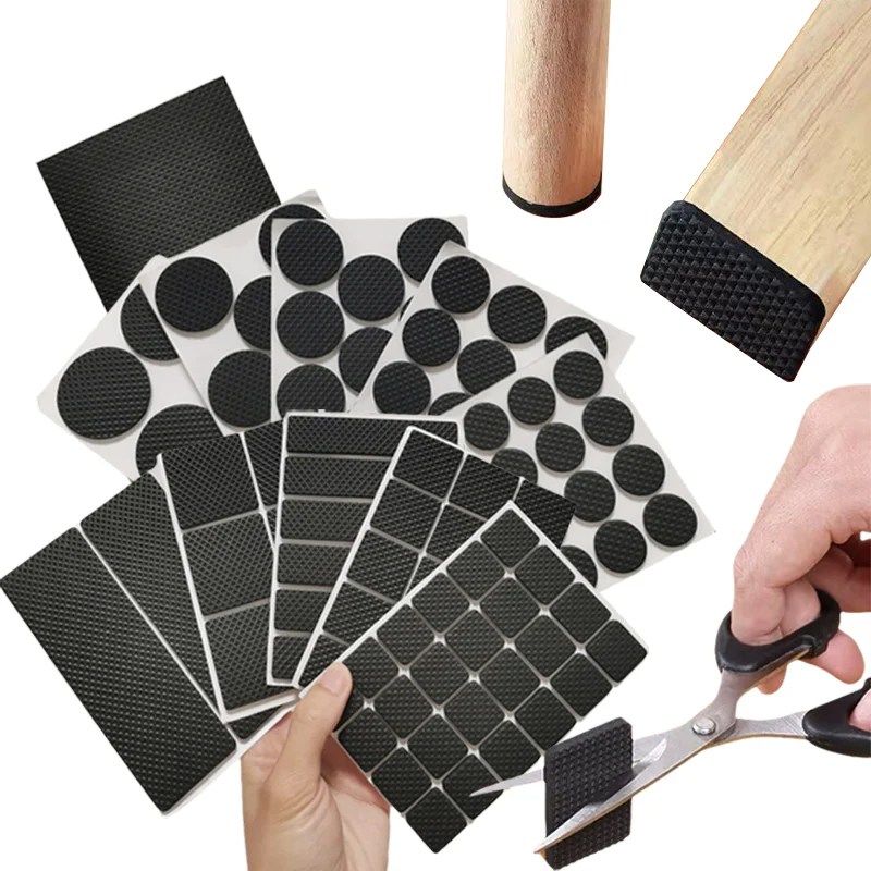 1 Set Non-slip Self Adhesive Thickening Floor Protectors Furniture Sofa ...