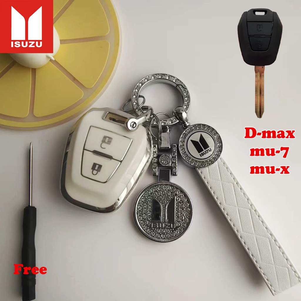 Isuzu 2012-2019 key cover Isuzu D-max mu-7 mu-x key case keychain ...