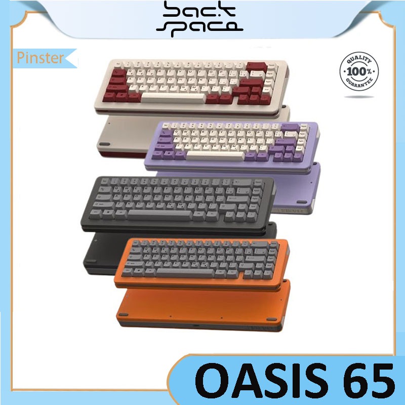 Tannsen OASIS 65 Custom mechanical keyboard three mode hot swap ...