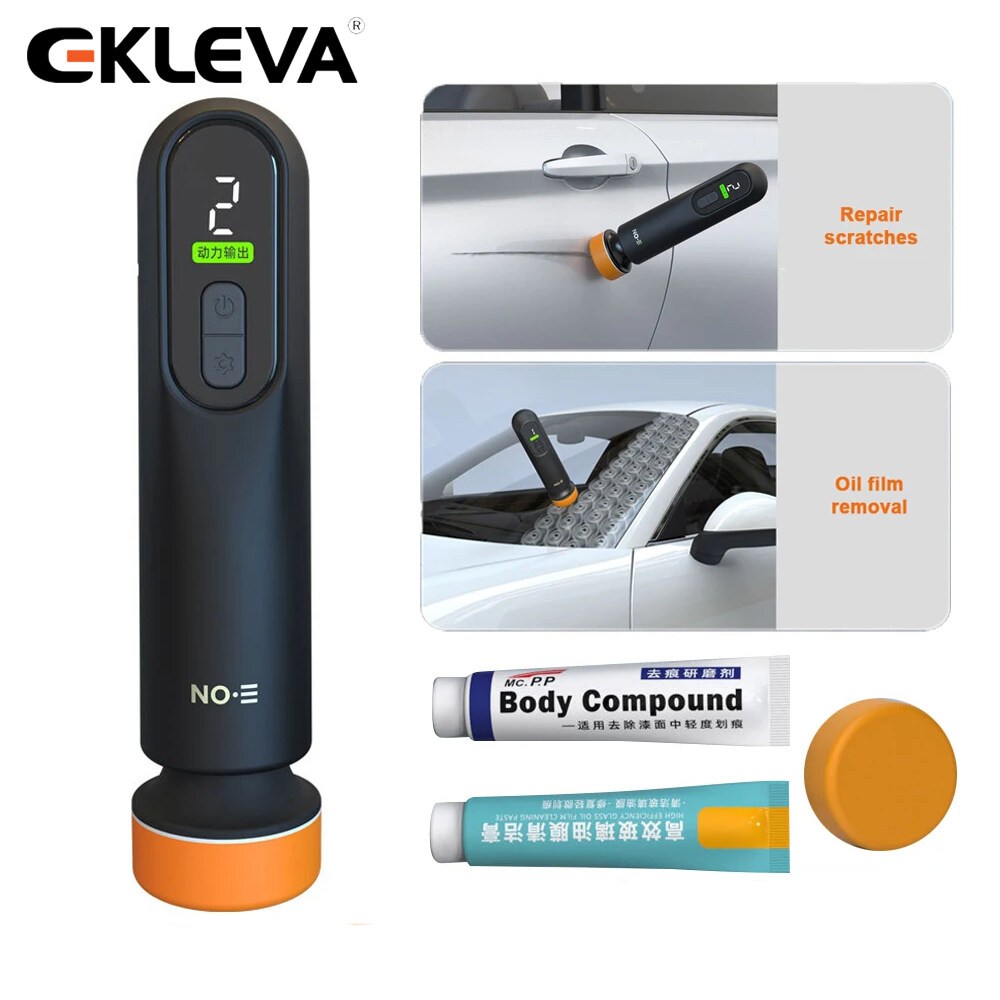 EKLEVA 40W Mini Waxing Polishing Machine 12000RPM Cordless Car Paint