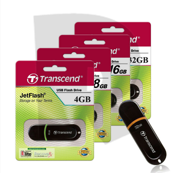 Transcend V30 USB Flash Drive Jetflash 2GB/4GB/8GB/16GB/32GB Class A ...