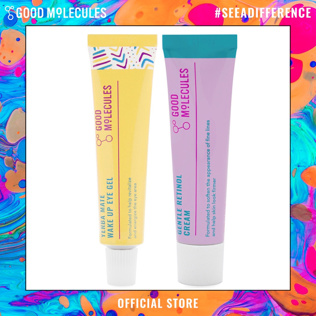Good Molecules Gentle Retinol Cream / Yerba Mate Wake Up Eye Gel