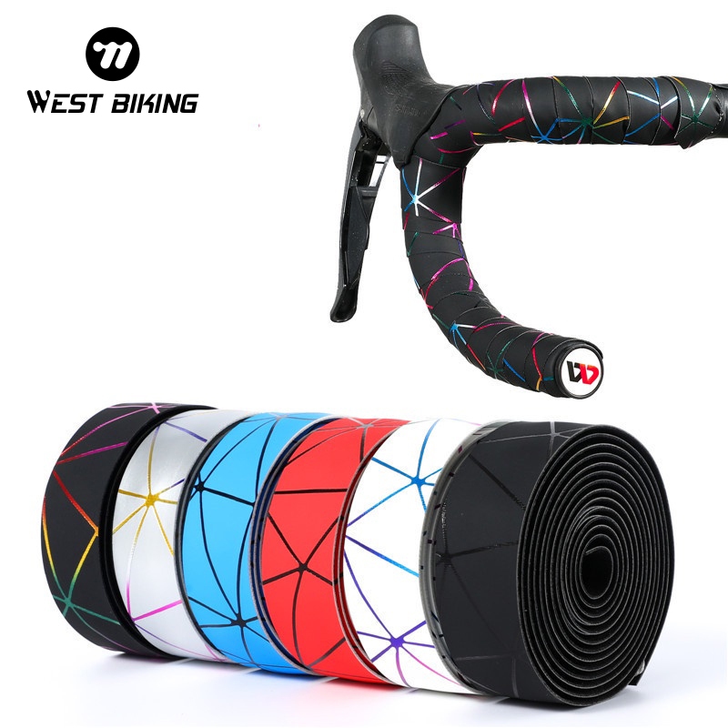 WEST BIKING 2Pcs Bike Handlebar Tape Bar With Road Silicone Straps Eva Soft Breathable Fixed Gear Wrap Cycling Comfort Gel Bar Tape Shopee Philippines