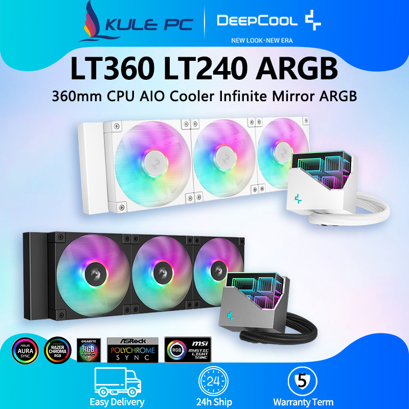 Deepcool LT360 LT240 LT720 LT520 ARGB CPU AIO Liquid Cooler 360mm High ...