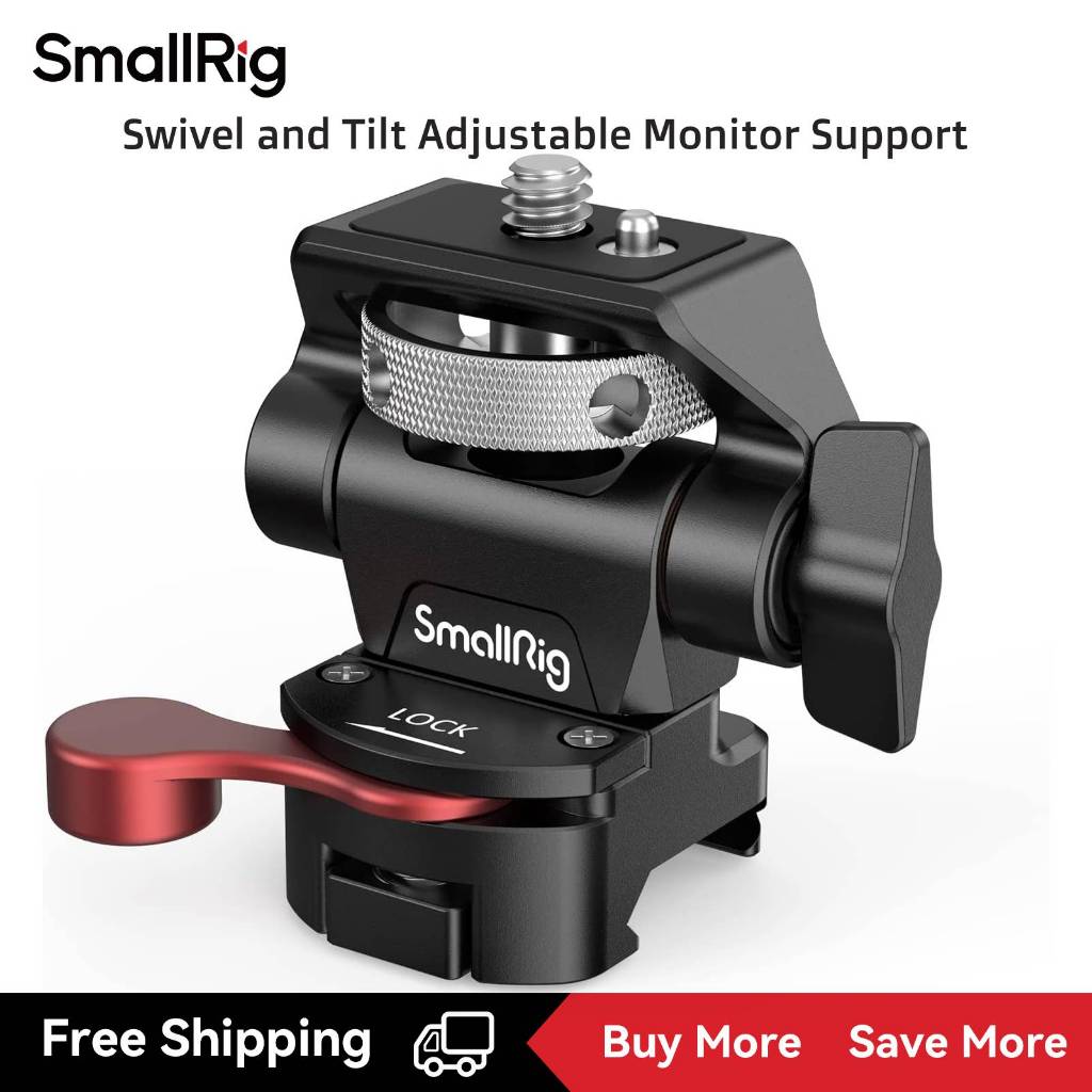 SmallRig Swivel and Tilt Adjustable Monitor Support with NATO Clamp ...