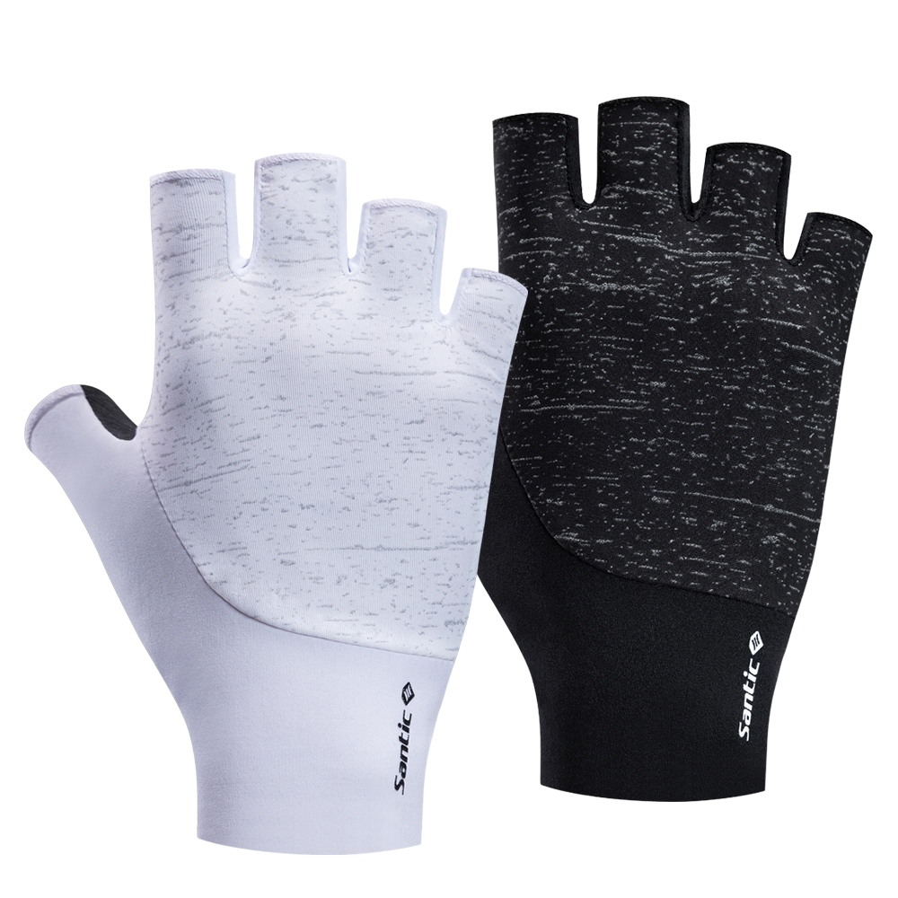 Santic Professional Cycling Gloves Men Women Half Finger Reflective Biking Gloves Shock Absorb Gel Padded Breathable Quick Dry TZ24P173 Shopee Philippines