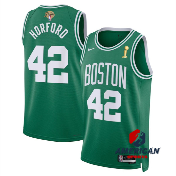 Men's 2024 NBA Finals Champions Boston Celtics Al Horford Green ...