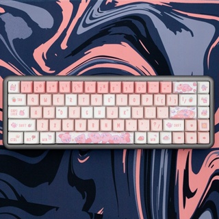 KPREPUBLIC CUTE PINK ELF MDA PROFILE KEYCAPS PBT DYE SUBBED FOR ...