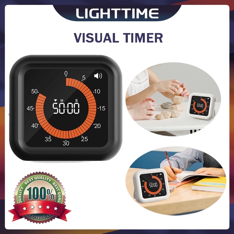 Rechargeable Digital Visual Timer Two Timing Features With Beep Kitchen