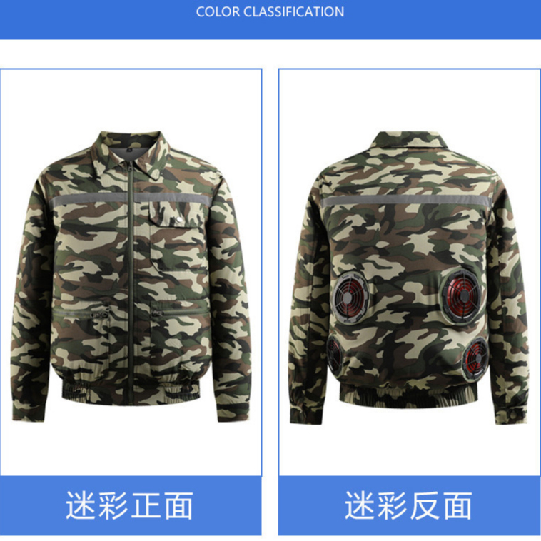 New Style Fan Clothes Four-Fan Air Conditioning Clothes with Fan ...
