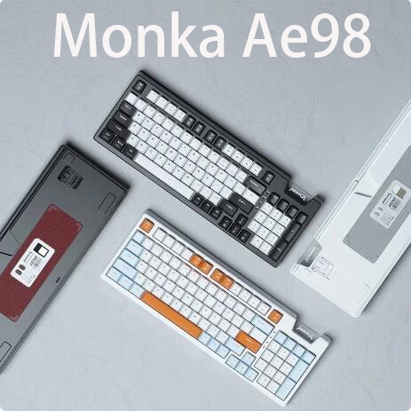 Monka Ae98 Keyboard Tri Mode Bluetooth 2.4g Wired Rgb Back Light ...