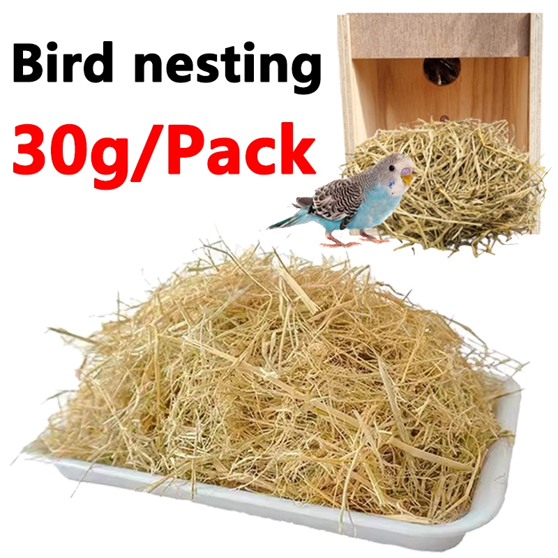 Bird nest hay Bird nesting material Grass fiber bedding pad for bird ...