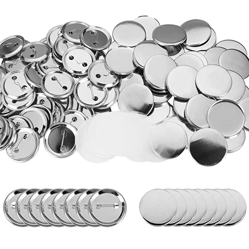 Ready Stock 25mm 32mm 37mm metal back button badges blank material tin ...