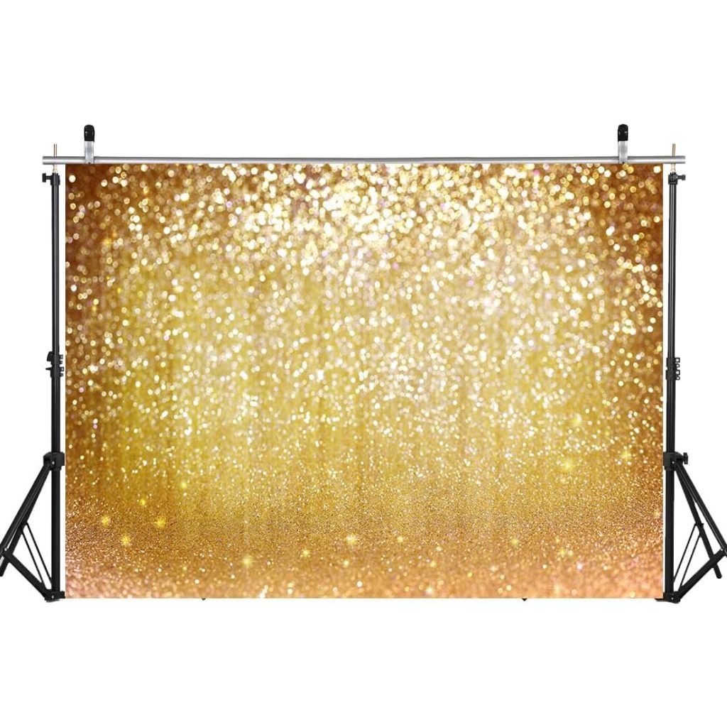 Gold Speckle Flash Photography Backdrop Birthday Single Party Wedding ...