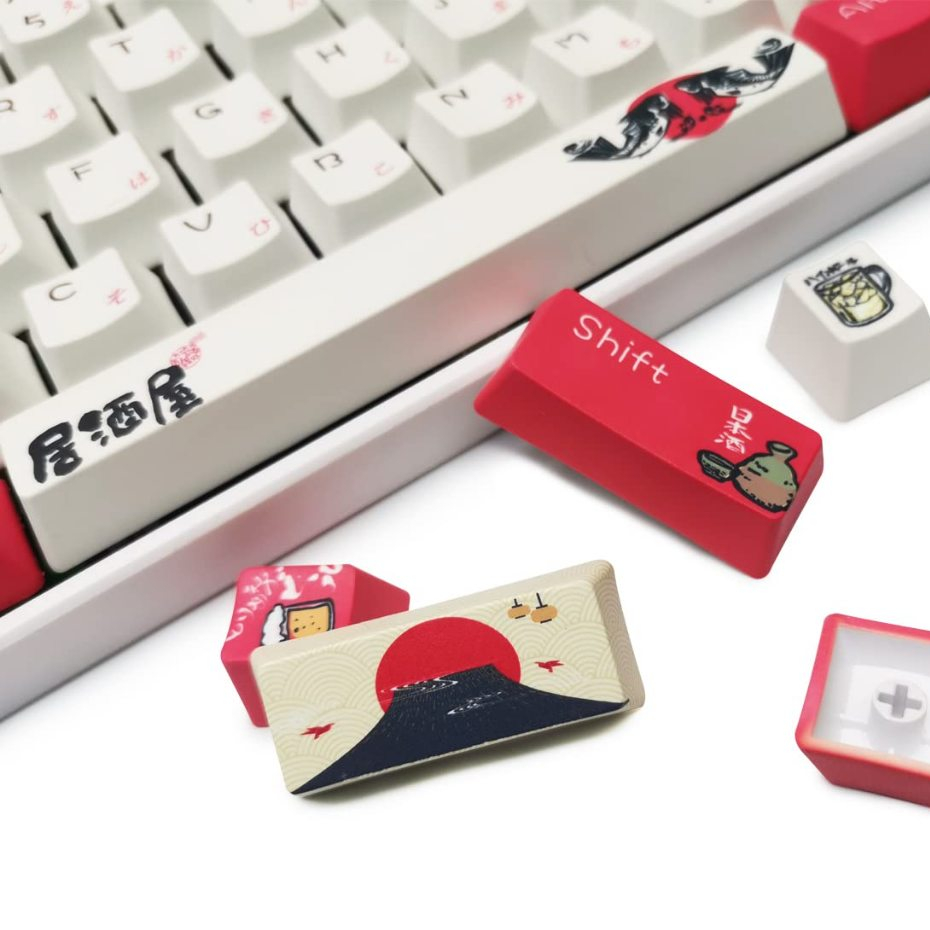 108 Keys PBT Dye Sublimation OEM Profile Keycaps Set for 60% 65% 70% ...