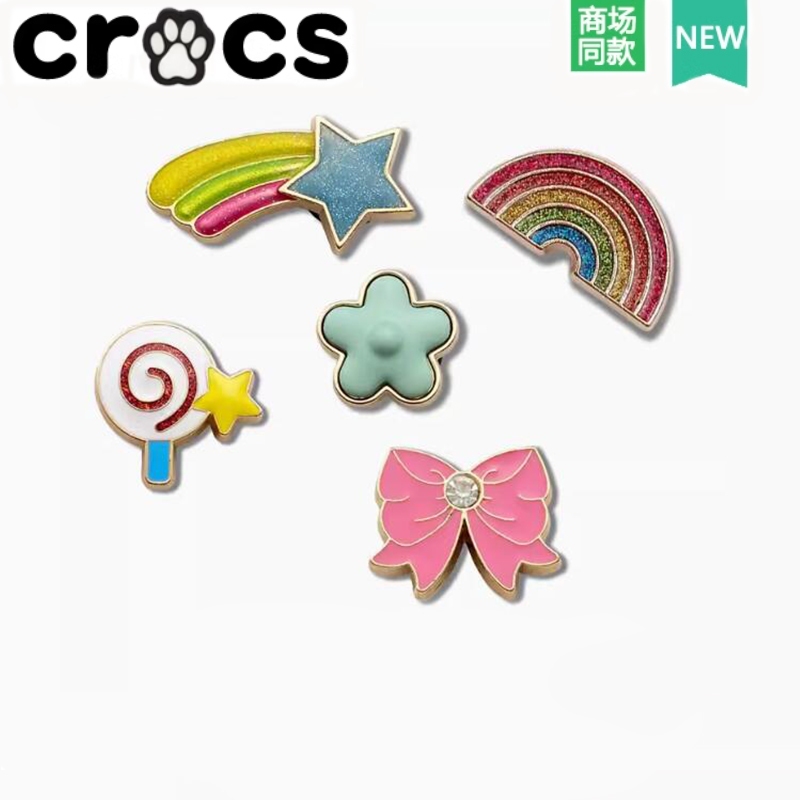Crocs Hole Shoes Accessories Shoes Flower Decoration Buckle DIY Metal ...