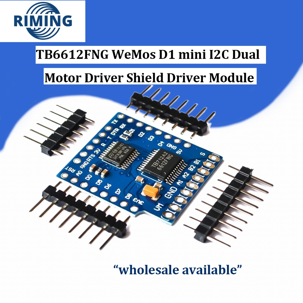 TB6612FNG WeMos D1 mini I2C Dual Motor Driver Shield Driver Module ...