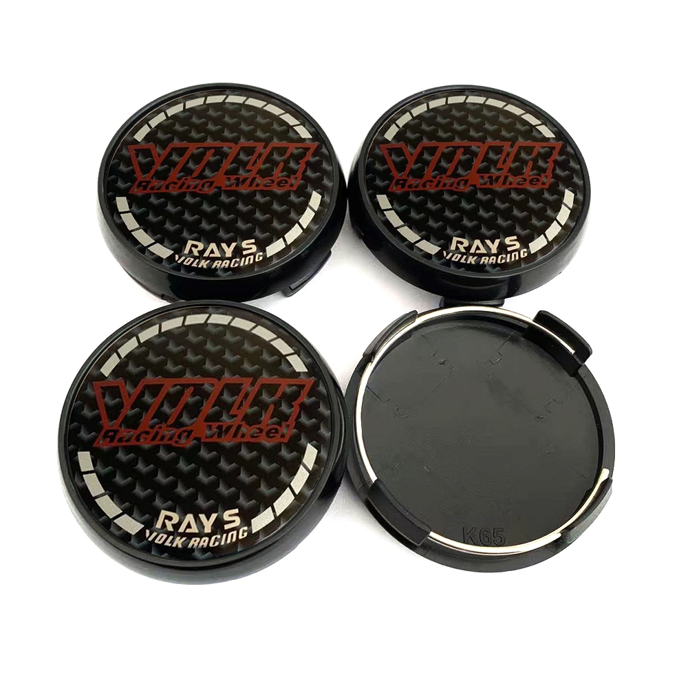 4pcs 65mm Car sport rim wheel cap VOLK RACING RAYS Volk Racing Rays ...
