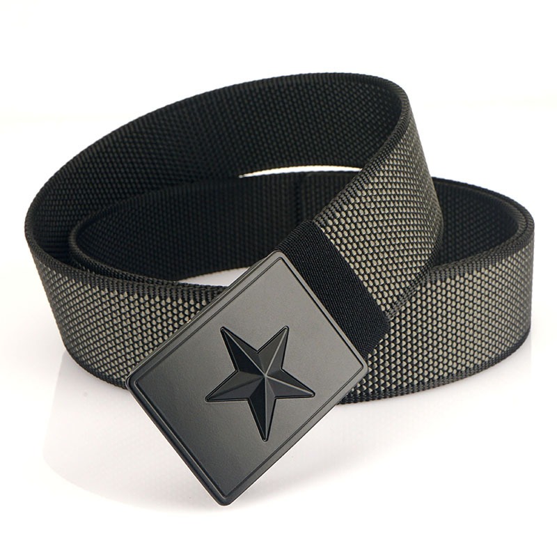 Men Belt Rotatable Buckle Canvas Outdoor Tactical Adjustable Belt Nylon  Belts with Automatic Buckle 150cm or 120cm