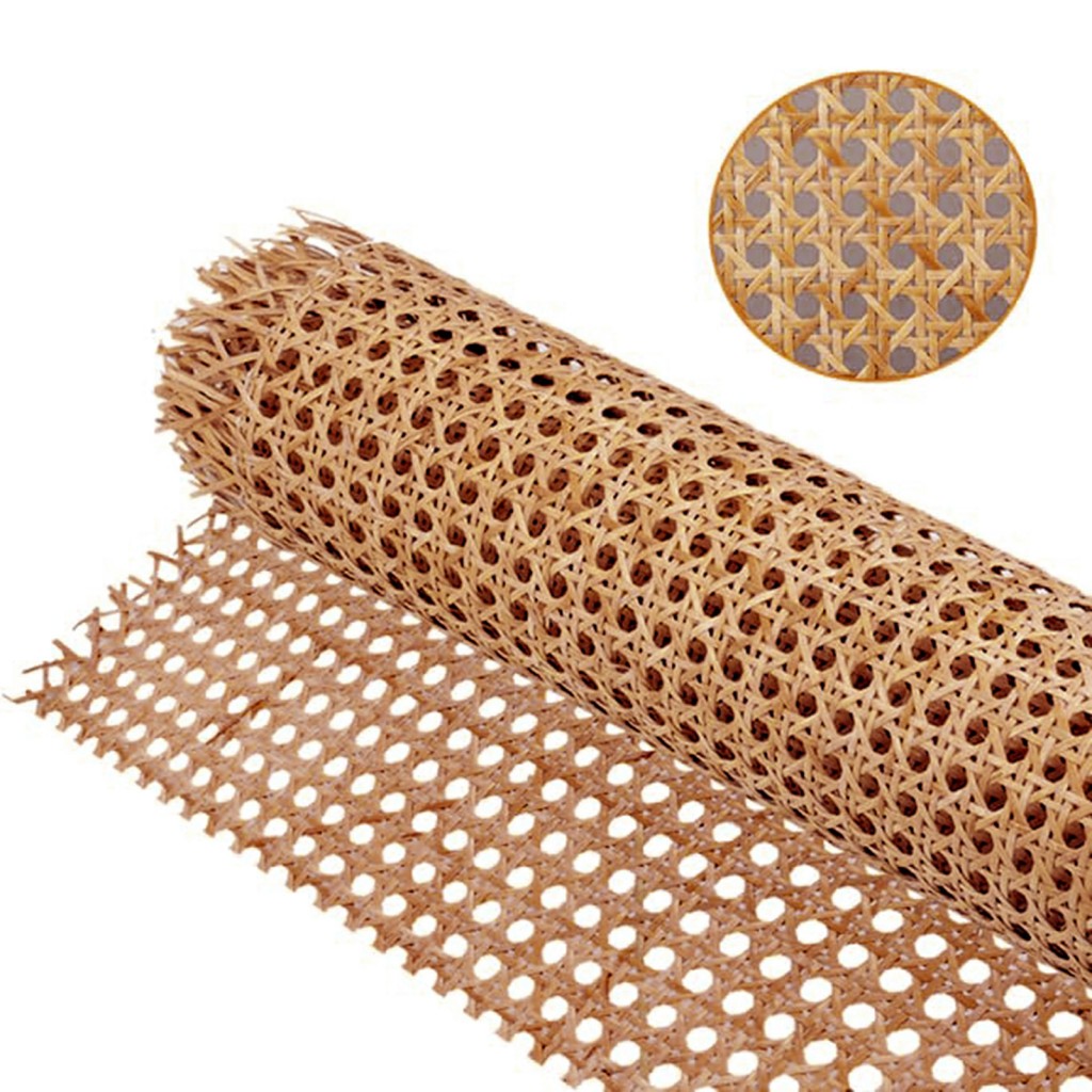 TEEKA Rattan Cane bing Solihiya Weave Ratten Roll Wicker Sheet