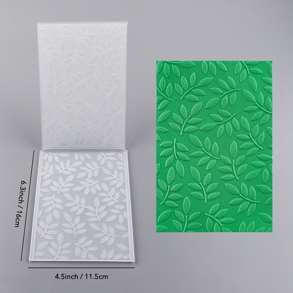 3D Embossing Folder Flower Leaves Pattern Scrapbooking Supplies Craft ...