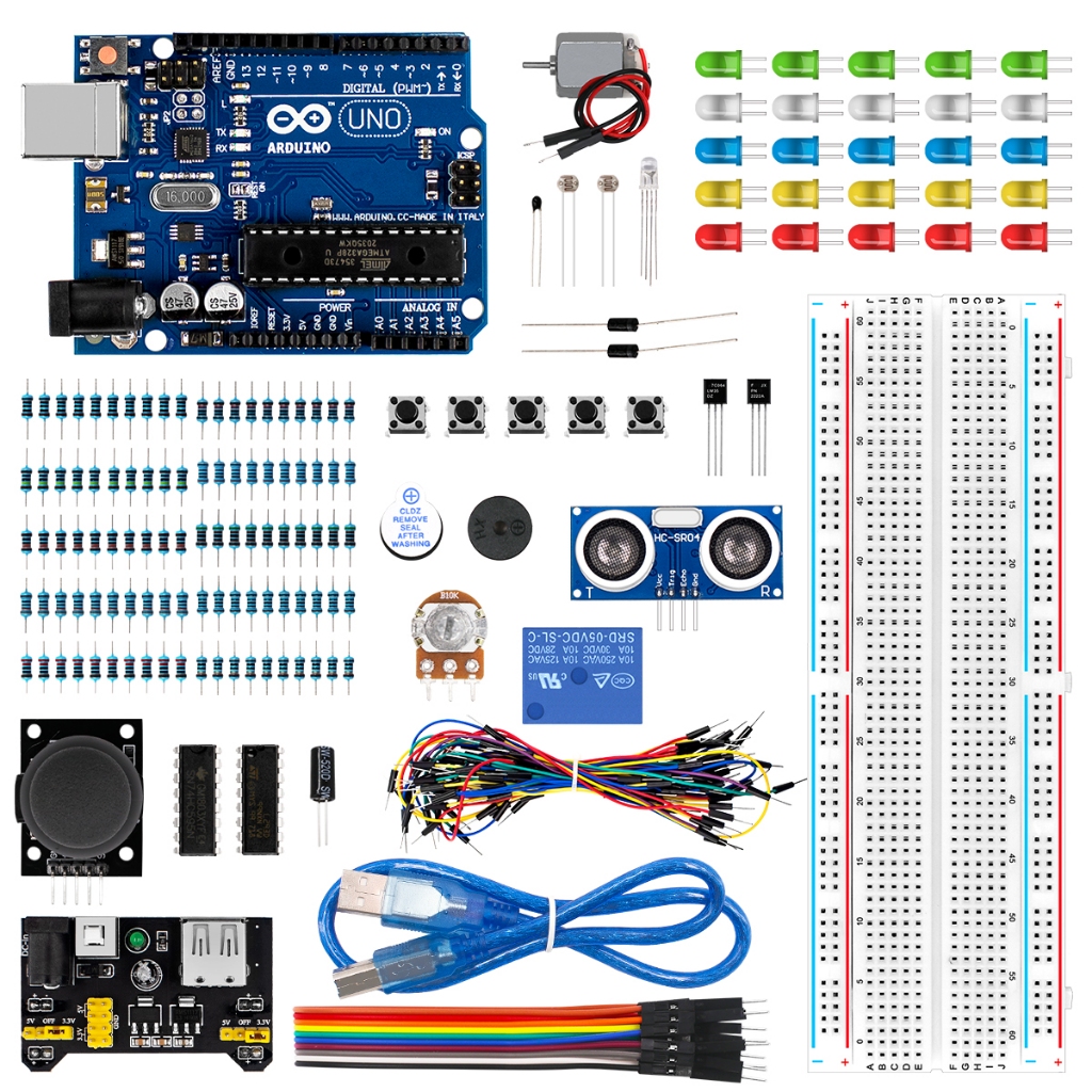 KLYSTR Basic Starter Kit With UNO R3 for Arduino, Jumper Wires ...