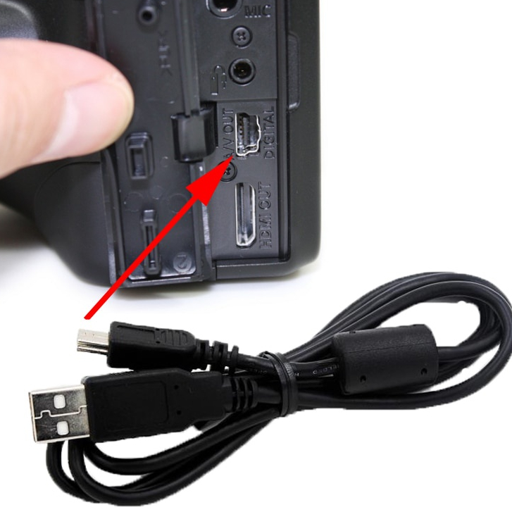 5Pin T-port USB cable For SLR camera data line For Canon 5D 7D 10D 20D ...
