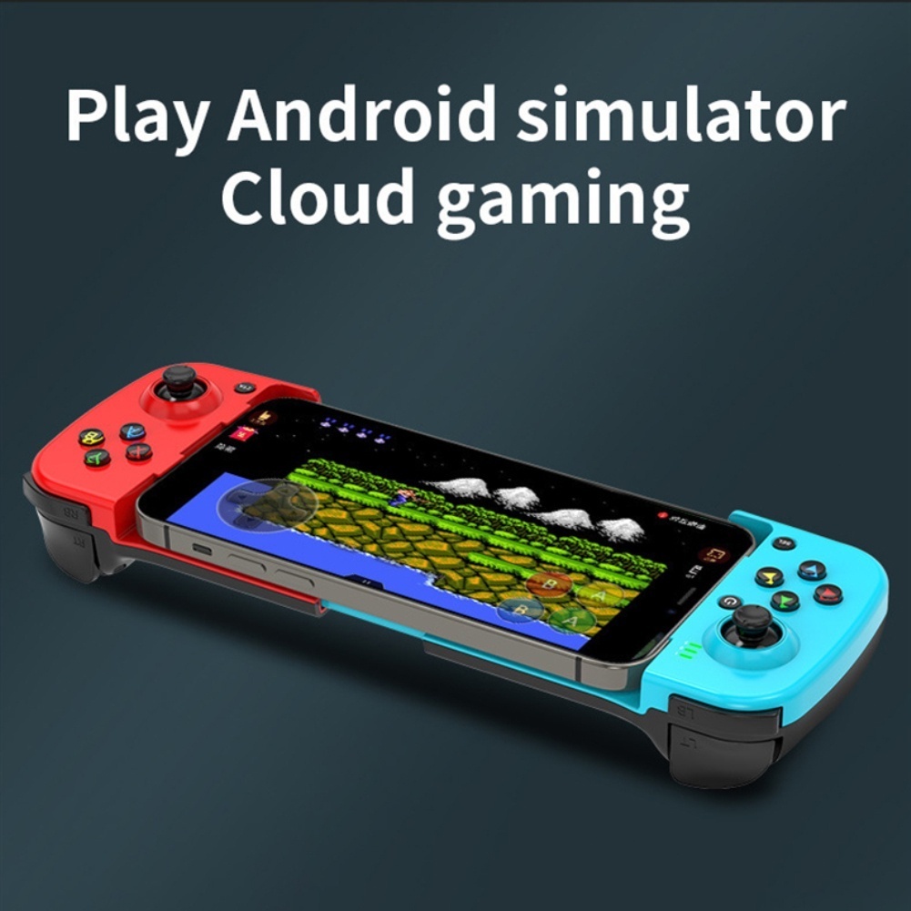 D3 telescopic dual joystick game controller Android IOS mobile PC PS4 ...
